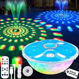 BNIB Rechargeable Pool Fountain with Remote